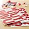 12 Pack: 3.25" Red Glitter Alphabet Stickers by Recollections™